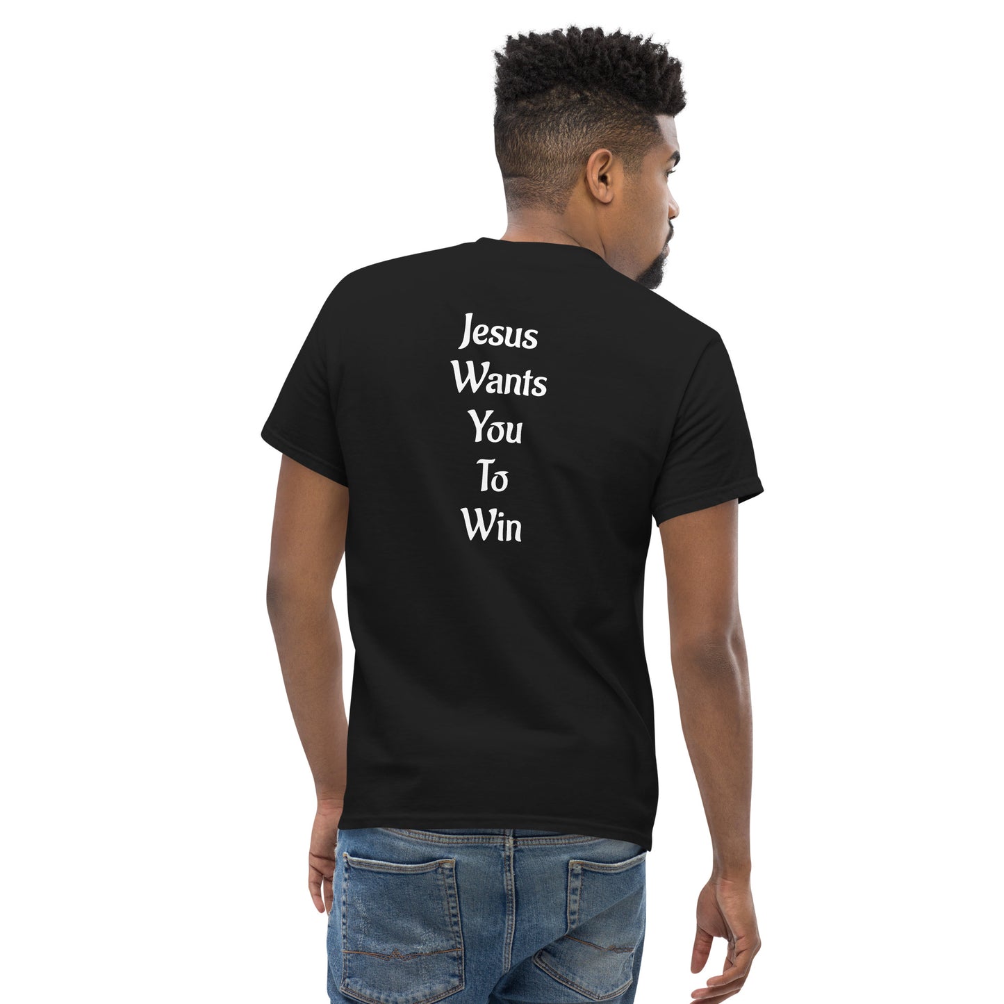 classic tee Jesus wants you to win