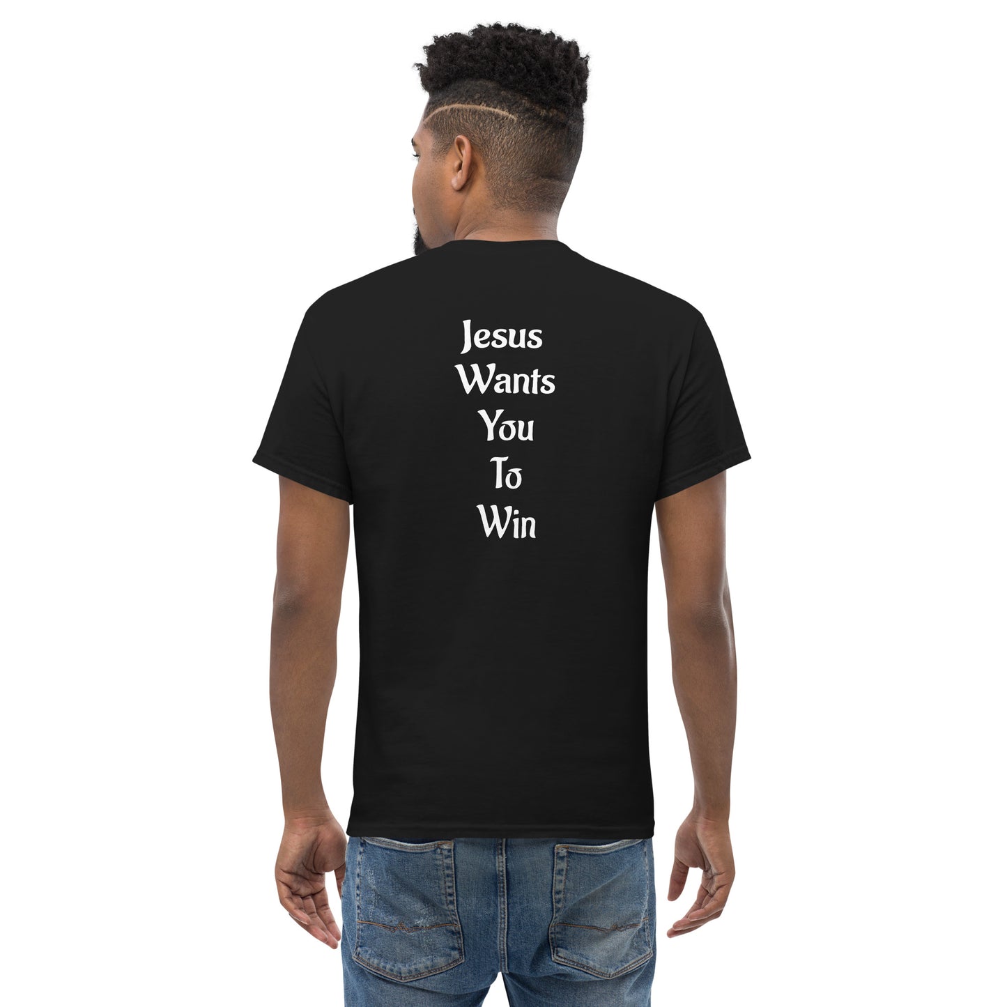 classic tee Jesus wants you to win